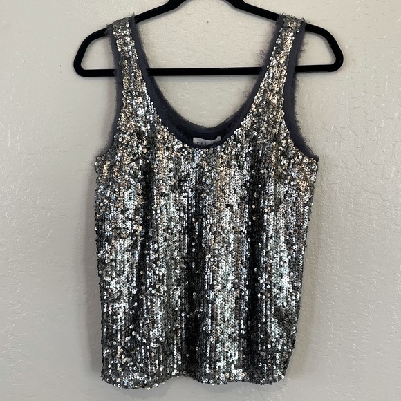Velvet by Graham & Spencer Layla Sequin Top XS - Picture 3 of 6